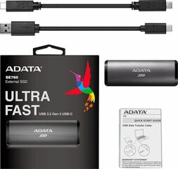 Adata ASE760-2TU32G2-CTI hinta ja tiedot | Ulkoiset kovalevyt | hobbyhall.fi