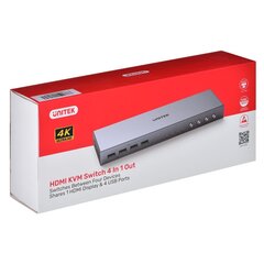 Unitek KVM Switch 4K HDMI 2.0 4IN hinta ja tiedot | Verkkokytkimet | hobbyhall.fi