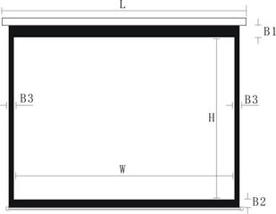 Leinwand Electric 90" 16:9 hinta ja tiedot | Leinwand Tietokoneet ja pelaaminen | hobbyhall.fi