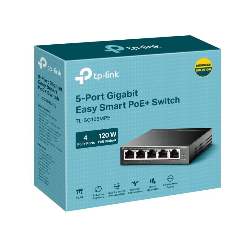 TP-Link TL-SG105MPE hinta ja tiedot | Verkkokytkimet | hobbyhall.fi