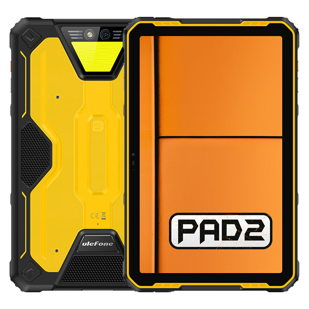 Ulefone Armor Pad 2 LTE 8/256GB Yellow/Black hinta ja tiedot | Tabletit | hobbyhall.fi