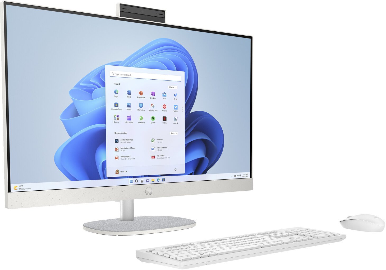 HP All-in-One 27-cr0002no 86F21EA hinta ja tiedot | Pöytätietokoneet | hobbyhall.fi