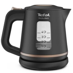 Kettle, Tefal 1L, black hinta ja tiedot | Vedenkeittimet | hobbyhall.fi