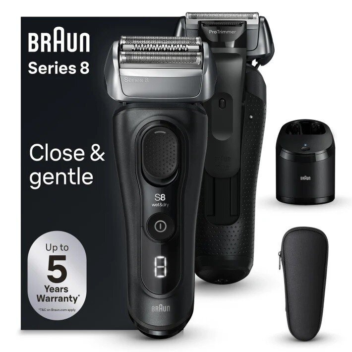 Braun Series 8 8560cc hinta ja tiedot | Parranajokoneet | hobbyhall.fi