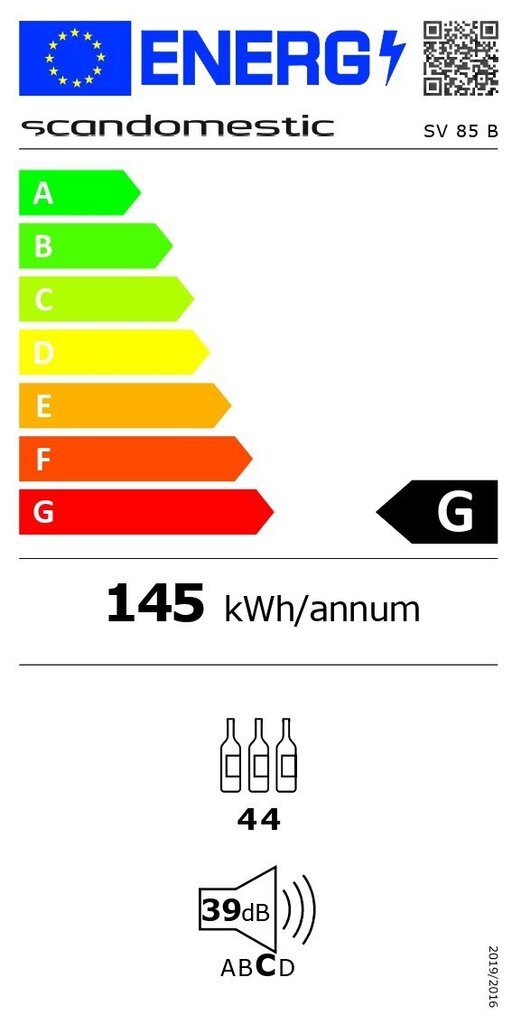 Scandomestic SV85B hinta ja tiedot | Jääkaapit | hobbyhall.fi