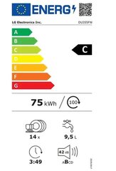 LG DU355FW hinta ja tiedot | Astianpesukoneet | hobbyhall.fi