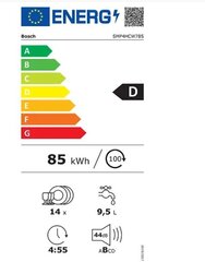 Bosch SMP4HCW78S hinta ja tiedot | Astianpesukoneet | hobbyhall.fi