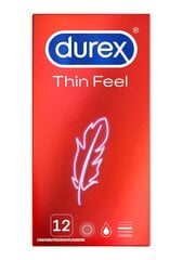 Kondomit Thin Feel Durex, 12 kpl hinta ja tiedot | Kondomit | hobbyhall.fi