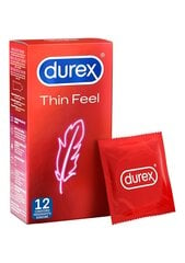 Kondomit Thin Feel Durex, 12 kpl hinta ja tiedot | Kondomit | hobbyhall.fi