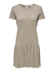 JDY naisten mekko 15316099*01, beige/simply 5715515357178 hinta ja tiedot | Mekot | hobbyhall.fi
