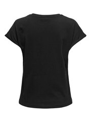 JDY naisten T-paita 15318216*02, musta 5715515118373 hinta ja tiedot | Naisten T-paidat | hobbyhall.fi