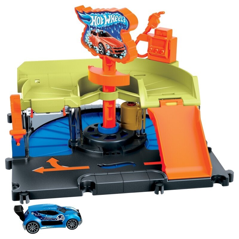 Hot Wheels City -pelisarja ”Autopesuasema” 2022 hinta ja tiedot | Poikien lelut | hobbyhall.fi