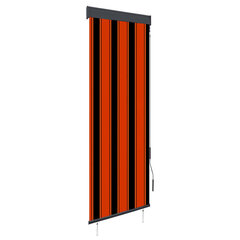 vidaXL Ulkorullaverho 60x250 cm oranssi ja ruskea hinta ja tiedot | Rullaverhot | hobbyhall.fi