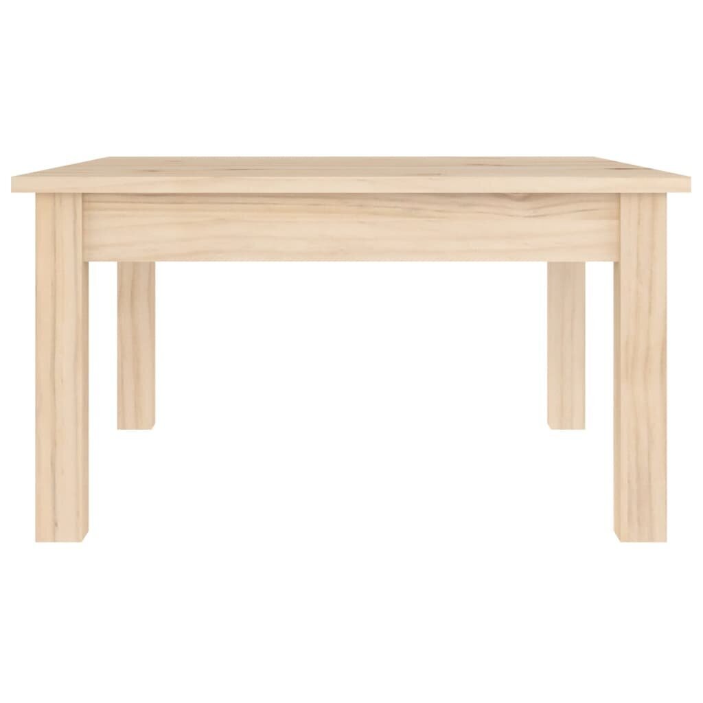 vidaXL Sohvapöytä 55x55x30 cm täysi mänty hinta ja tiedot | Sohvapöydät | hobbyhall.fi