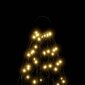 vidaXL Joulukuusi lipputankoon 1400 lämpimän valkoista LEDiä 500 cm hinta ja tiedot | Jouluvalot | hobbyhall.fi