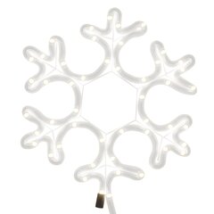 vidaXL Lumihiutale joulukoriste 48 lämpimän valk. LED-valoa 27x27 cm hinta ja tiedot | Jouluvalot | hobbyhall.fi