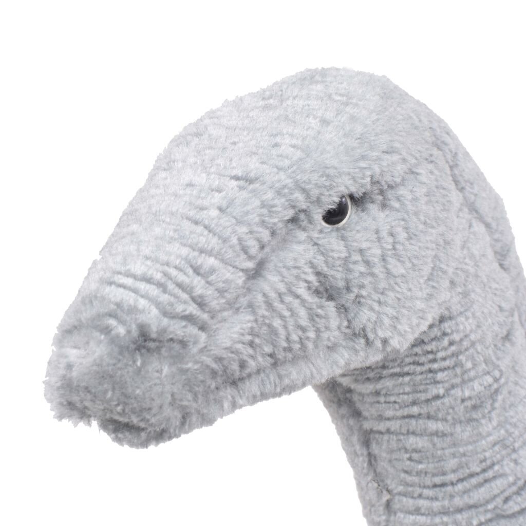 vidaXL Seisova leludinosaurus Brachiosaurus XXL plyysi harmaa hinta ja tiedot | Pehmolelut | hobbyhall.fi