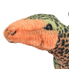 vidaXL Seisova leludinosaurus Stegosaurus XXL plyysi vihreä ja oranssi hinta ja tiedot | Pehmolelut | hobbyhall.fi