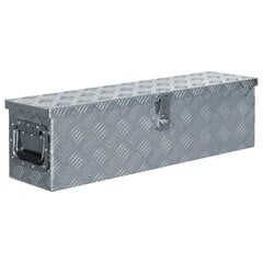 vidaXL Alumiinilaatikko 80,5x22x22 cm hopea hinta ja tiedot | Työkalupakit ja muu työkalujen säilytys | hobbyhall.fi