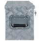 vidaXL Alumiinilaatikko 80,5x22x22 cm hopea hinta ja tiedot | Työkalupakit ja muu työkalujen säilytys | hobbyhall.fi