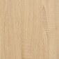 vidaXL Sohvapöytä Sonoma-tammi 51x50x44 cm tekninen puu hinta ja tiedot | Sohvapöydät | hobbyhall.fi