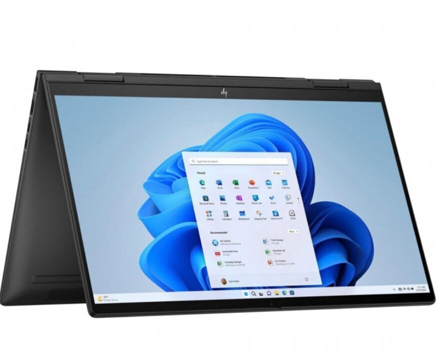 HP ENVY x360 15-fh0005ny - Ryzen 5-7530U, 15.6" FHD IPS 250nits Touch, 16GB, 512GB SSD, Windows 11 Home, Nightfall Black hinta ja tiedot | Kannettavat tietokoneet | hobbyhall.fi