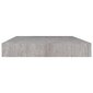 vidaXL Kelluvat seinähyllyt 2 kpl betoninharmaa 50x23x3,8 cm MDF hinta ja tiedot | Hyllyt | hobbyhall.fi