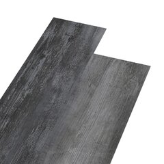 vidaXL Itsekiinnittyvä PVC lattialankku 5,21 m² 2 mm kiiltävä harmaa hinta ja tiedot | Laminaatit | hobbyhall.fi