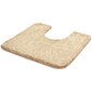 430267 Kleine Wolke Toilet Rug "Seattle" 55x50cm Taupe hinta ja tiedot | Kylpyhuoneen sisustus | hobbyhall.fi