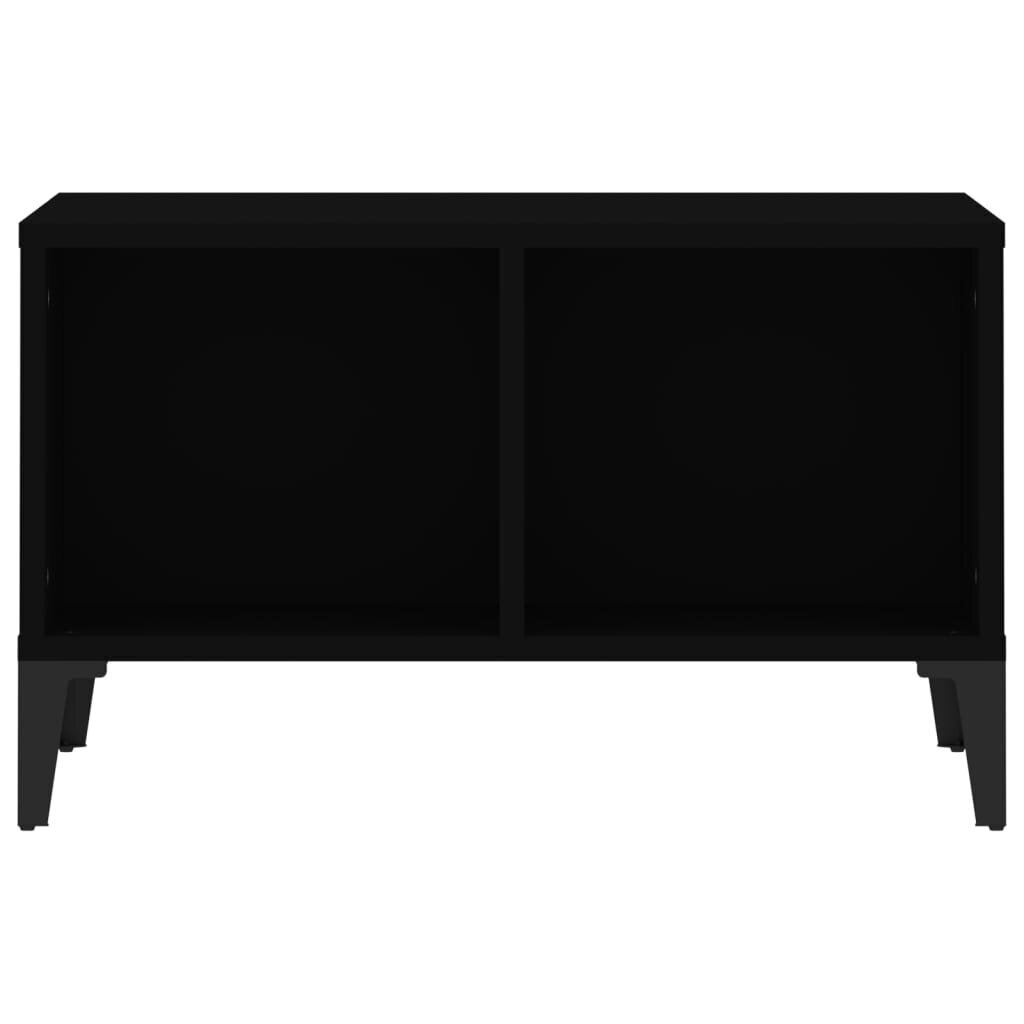 vidaXL Sohvapöytä musta 60x50x36,5 cm tekninen puu hinta ja tiedot | Sohvapöydät | hobbyhall.fi