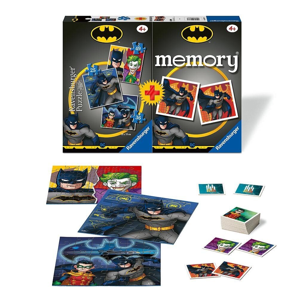 Ravensburger Muisti+pulma Batman hinta ja tiedot | Lautapelit ja älypelit | hobbyhall.fi