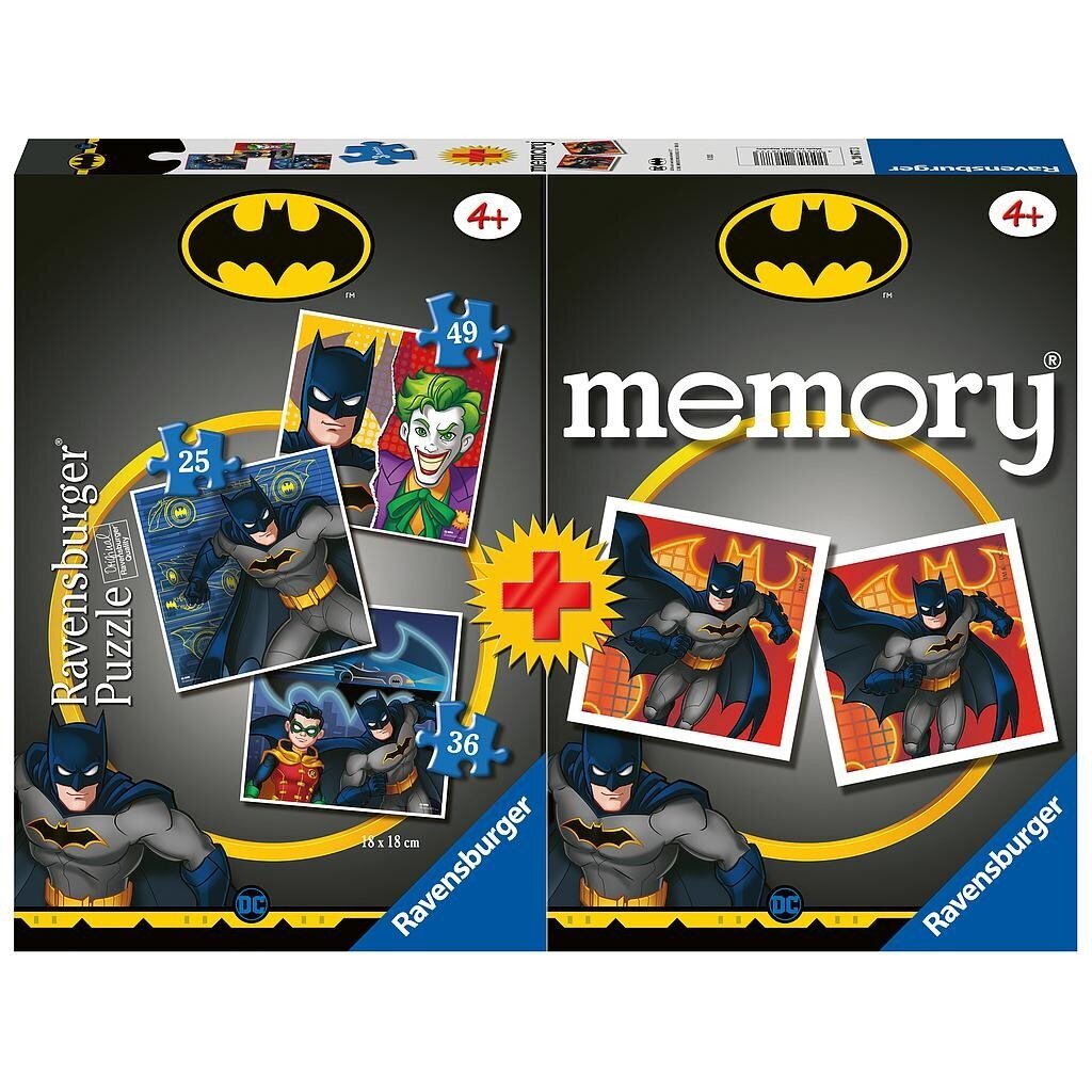 Ravensburger Muisti+pulma Batman hinta ja tiedot | Lautapelit ja älypelit | hobbyhall.fi