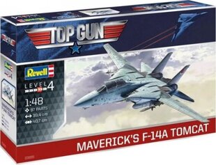 Revellin liimamalli Maverickin F-14A Tomcat Top Gun 1:48 hinta ja tiedot | Koottavat pienoismallit | hobbyhall.fi