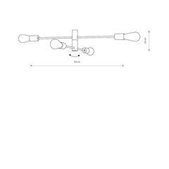 Kattovalaisin Nowodvorski ROTOR 7936 hinta ja tiedot | Kattovalaisimet | hobbyhall.fi