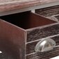 vidaXL Sivupöytä ruskea 40x40x40 cm keisaripuu hinta ja tiedot | Sohvapöydät | hobbyhall.fi