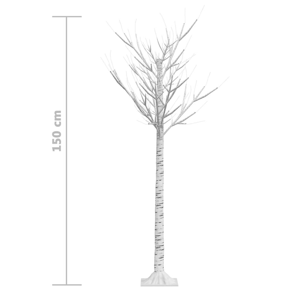 vidaXL Joulukuusi 140 LED 1,5 m sininen paju ulos/sisälle hinta ja tiedot | Joulukoristeet | hobbyhall.fi