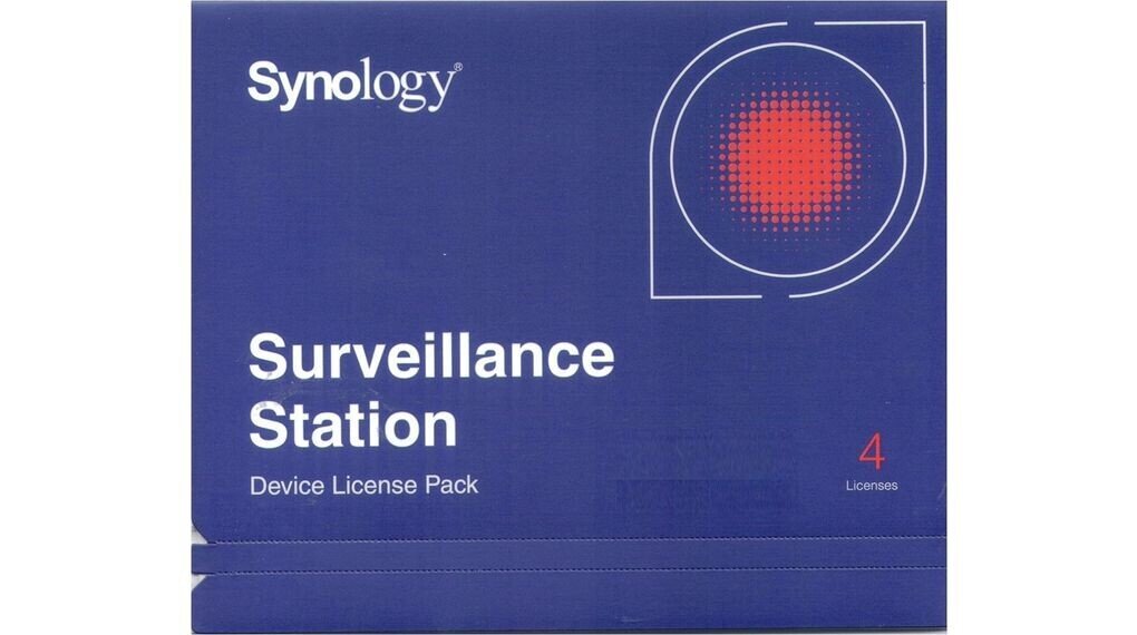 Synology DEVICE LICENSE PACK (X 4) / SYNOLOGY V4.0 hinta ja tiedot | Valvontakamerat | hobbyhall.fi