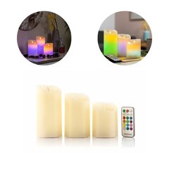 LED-kynttilät ohjauspaneelilla hinta ja tiedot | Kynttilät ja kynttilänjalat | hobbyhall.fi