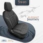 Auton istuinpäälliset OTOM SWAN 501 BLACK 3-ZIP hinta ja tiedot | Istuinsuojat | hobbyhall.fi