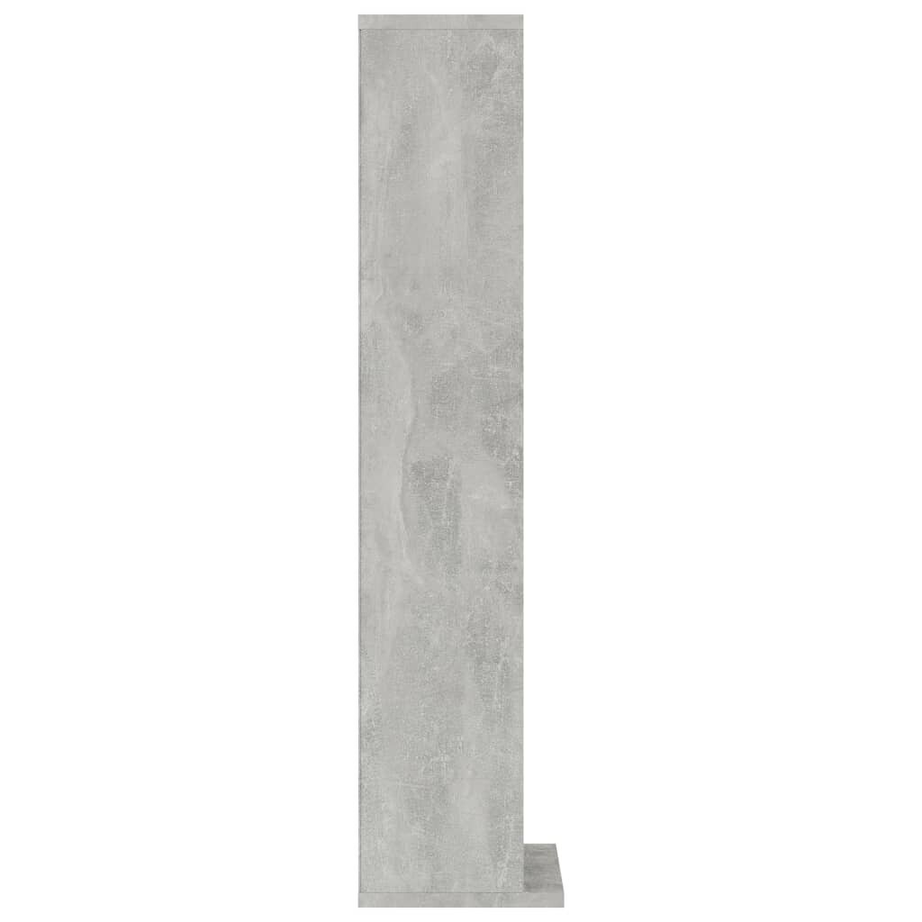 vidaXL CD-hylly betoninharmaa 21x20x88 cm tekninen puu hinta ja tiedot | Hyllyt | hobbyhall.fi