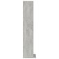 vidaXL CD-hylly betoninharmaa 21x20x88 cm tekninen puu hinta ja tiedot | Hyllyt | hobbyhall.fi