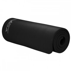 SportVida NBR Thicker Non-Slip Exercise Mat -treenimatto, 180 x 60 x 1,5 cm, musta hinta ja tiedot | Joogamatot | hobbyhall.fi