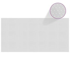 vidaXL Kelluva uima-altaan PE-aurinkoenergiakalvo 732x366 cm harmaa hinta ja tiedot | Uima-allastarvikkeet | hobbyhall.fi