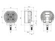 LED-päiväajovalot BULLPRO SPECTRUM ELLIPSE 24 hinta ja tiedot | Ajovalot | hobbyhall.fi