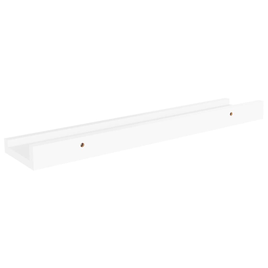 vidaXL Seinähyllyt 4 kpl valkoinen 40x9x3 cm hinta ja tiedot | Hyllyt | hobbyhall.fi