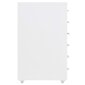 vidaXL Arkistokaappi siirrettävä valkoinen 28x41x69 cm metalli hinta ja tiedot | Olohuoneen kaapit ja lipastot | hobbyhall.fi