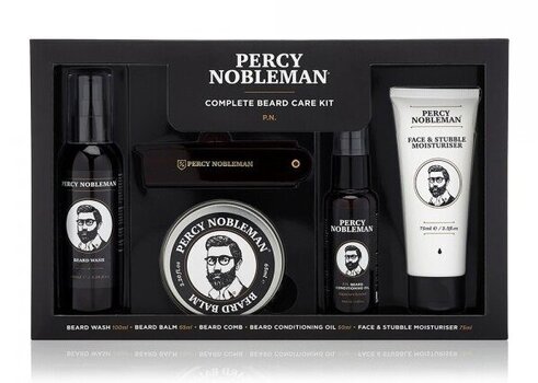 Parranhoitosarja miehille Percy Nobleman Complete Beard Care Kit hinta ja tiedot | Parranajo ja karvanpoisto | hobbyhall.fi