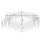 vidaXL Korotettu kuusikulmainen gabion-/kivikorikehys 200x173x40 cm hinta ja tiedot | Kukkaruukut | hobbyhall.fi