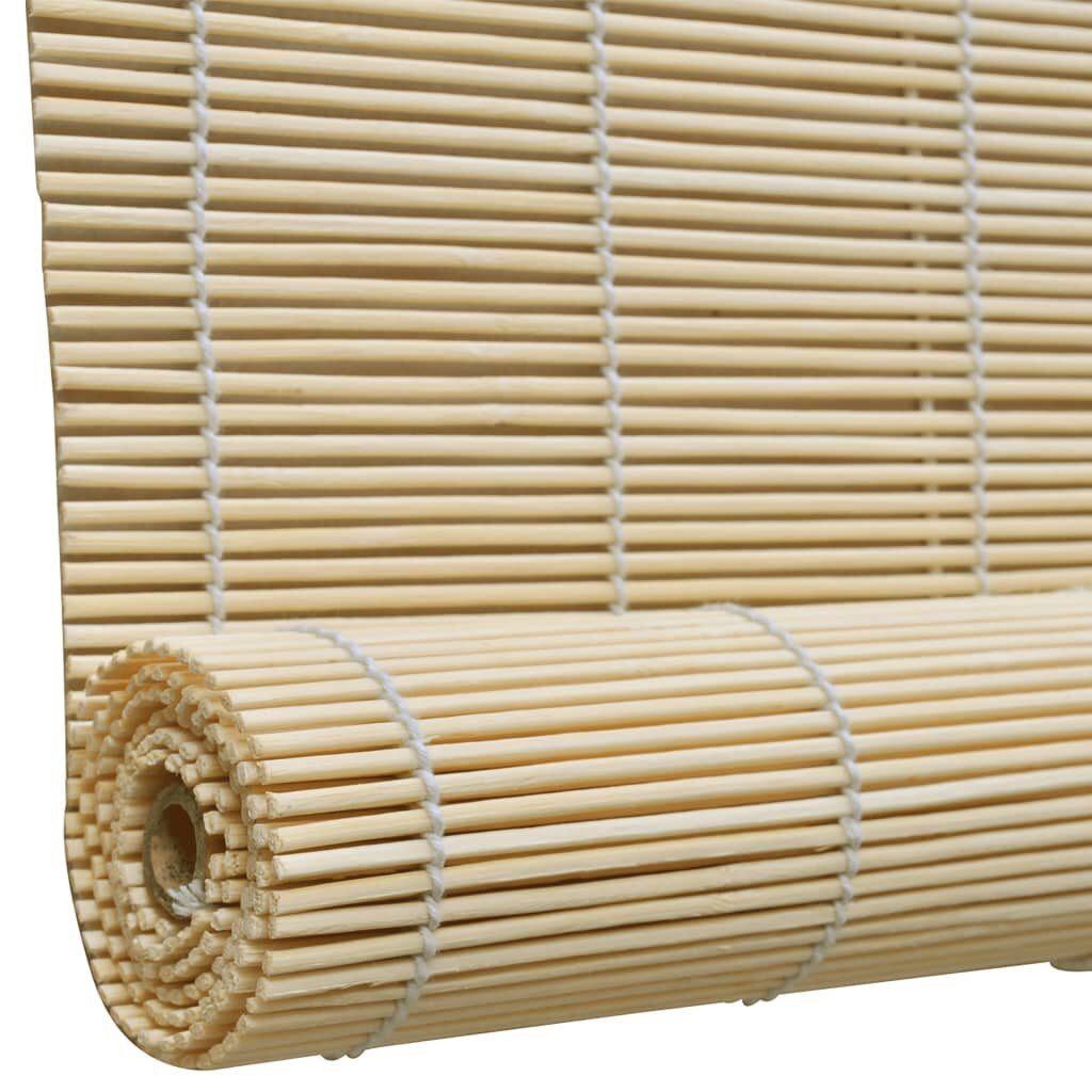 vidaXL Luonnolliset bambu rullaverhot 80 x 160 cm hinta ja tiedot | Kaihtimet | hobbyhall.fi