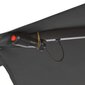vidaXL Aurinkovarjo LED-valoilla ja teräspylväällä 300 cm antrasiitti hinta ja tiedot | Aurinkovarjot ja markiisit | hobbyhall.fi